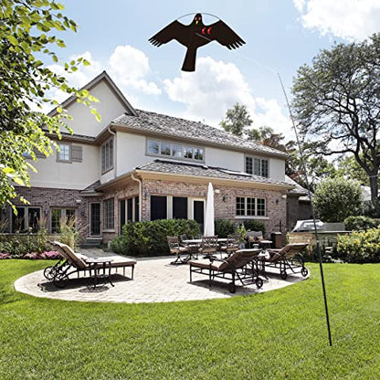 Bird Scarer Kite Without Pole Bird Hawk Flying Kite-Style C - color: style C without pole
