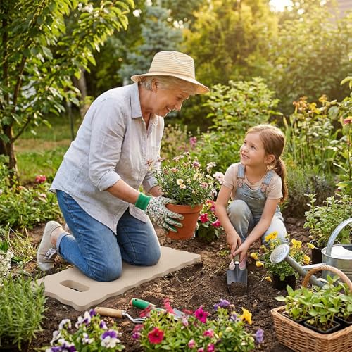 Woanger 12 Pcs Garden Kneeling Pad Foam Knee Mat 15.7x7 Inch, Multicolor - color: Multicolor