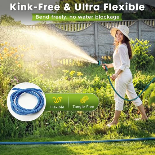 Garden Hose 25FT, Lightweight Flexible Water Hose