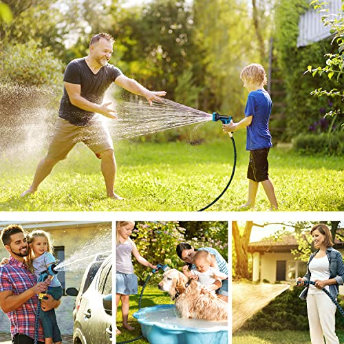 100 ft Expandable Garden Hose-Expanding Water Hoses-Flexible Retractable Garden Hoses,Less Kink & Tangle Car Washing Pipe Garden Hose for Yard, Outdoor,Expandable Garden Hose