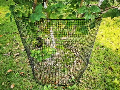 PotatoLife Black Plastic Garden Fence, Hardware Mesh, 4' x 75' - color: Black, size: 4' x 75'