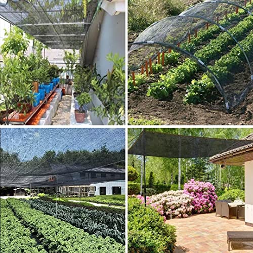 Shade Cloth for Plants Greenhouse, 40-50% Sunblock Shade Sails -for Outdoor Garden Pergola Patio Lawn Plant Sun Protection Cloths for Kennel Chicken Coop Easier to Hang Net Cover - size: 5'x20'