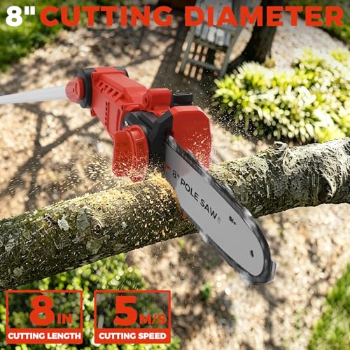 SHOHO Cordless Pole Saw Compatible with Milwaukee M18 Battery (Tool Only)