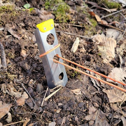 Ultralight Backpacking Trowel, 0.48 oz (13.5g) Yellow - color: Yellow