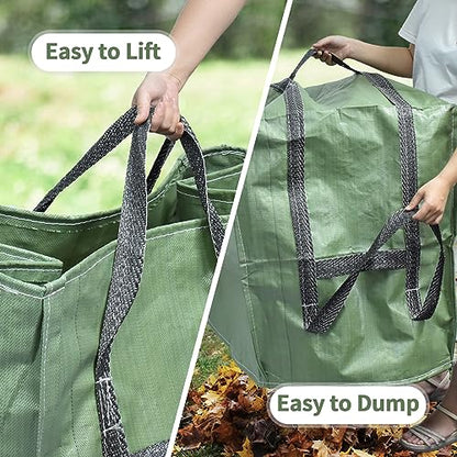 Yard Waste Bags, Reusable Foldable Garden Leaf Bag Lawn Bags