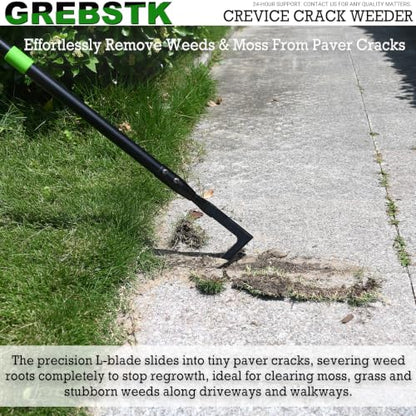 GREBSTK Crack Weeder Crevice Weeding Stainless Steel Tool Adjustable, 63 in - size: 63in Crack Weeder