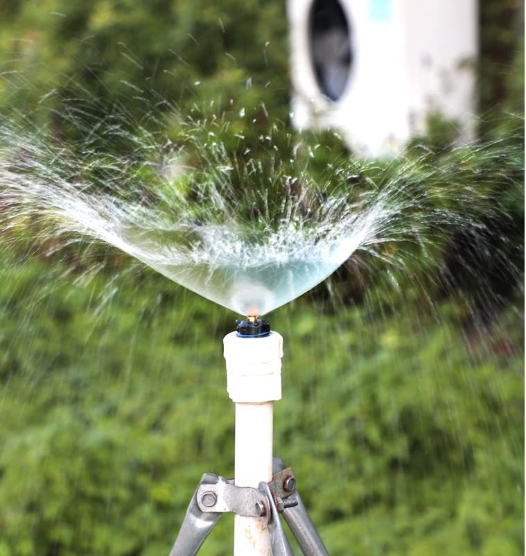 10pcs Atomizing Sprinkler Nozzle, 1/2 inch Garden Misting Emitters - color: Blue 10pcs 1/2" misting nozzle