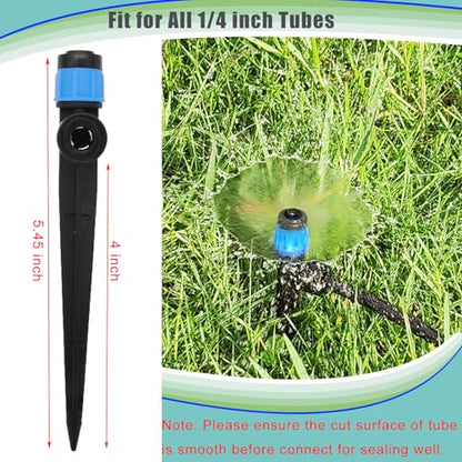 Drip Irrigation Emitters, 30 PCS, Push-to-Quick Connect