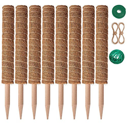Eibikdi 101in Moss Pole for Plants Monstera 8 Pcs - size: 8 Packs