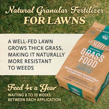 O.M. Scott & Sons Natural Grass Food, 12.72 lbs. (2-Pack) - color: Fertilizer, size: 2 Pack