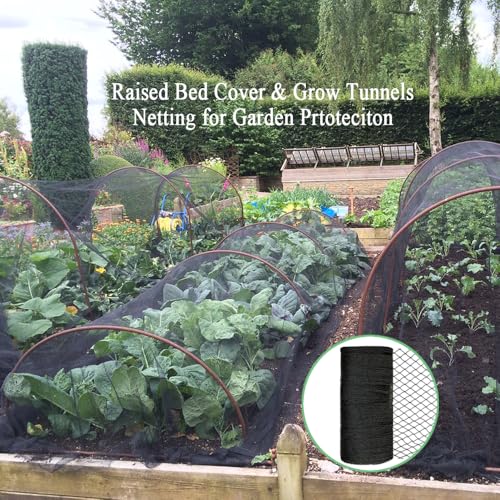 Bird Netting 10x30 Ft, 1/2 in Mesh Heavy Duty Garden Netting - size: 10x30FT