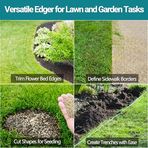 Edger Lawn Tool 41in Border Edger with Tempered Spring Steel Blade - size: 41" Assembly Required