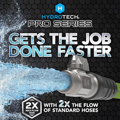 HydroTech Pro Series 50 ft Max Flow Garden Hose, 3/4 in Diameter - size: 50 Feet
