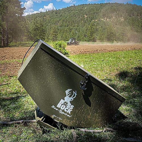 Boss Buck ATV Seeder Spreader with Wireless Control, 80 lb Capacity