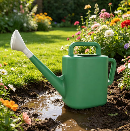 2 Gallon Resin Watering Can, Dual Handle