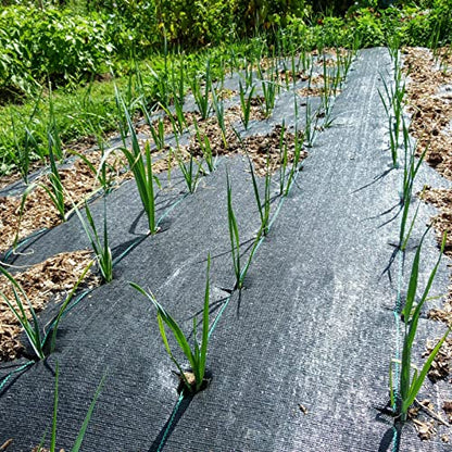 Weed Barrier Fabric Heavy Duty Landscape Fabric 6FTX100FT 3.2oz - size: 6X100 FT
