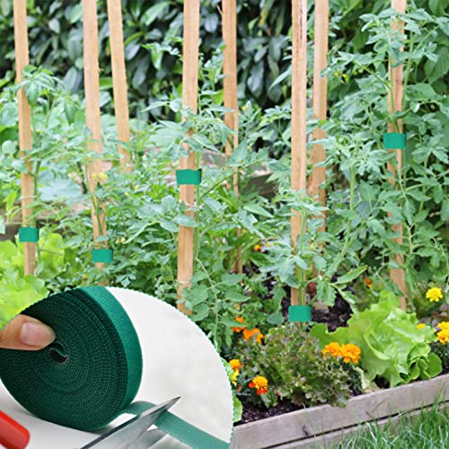 5 Rolls Garden Tie Green Tape - Twist Ties for Plants 1/2" 165ft Garden Plant Ties Soft and Tomato Plant Ties - Plant Twist Tie for Plant Gardening, Home, Office - size: 5 Pack