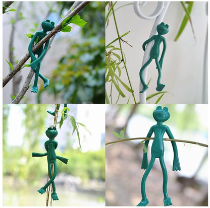 10pcs Decorative Plant Tie Twist Bendable Reusable Plant Cable Ties Twisting Garden Tie Frog