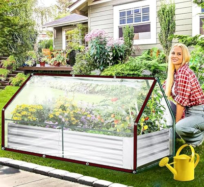 Clear Tarp - Heavy Duty Waterproof 4x6FT Plastic Tarps with Grommets - size: 4x6FT-1PCS