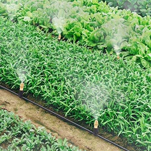 40Pcs Three-Way Atomizing Nozzle Micro Spray Drip Irrigation Mister Emitter - color: 40pcs