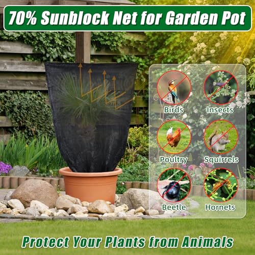 2 Pcs Garden Plant Shade Cover Shade for Plants Shade Cover for Plants - size: 5.91 x 3.94 Ft