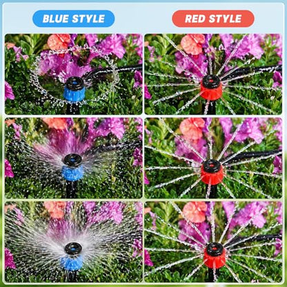 Drip Irrigation Emitter, Adjustable Water Flow Irrigation Spary Dripper