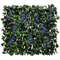 Expandable Privacy Fence Screen for Balcony Patio Outdoor Porch - color: BEGONIA-BLUE