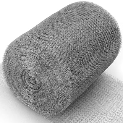 Valchoose Stainless Steel Mesh Roll 5" x 50 Ft, Wire Mesh for Mice Control - size: 5” X 50 Ft
