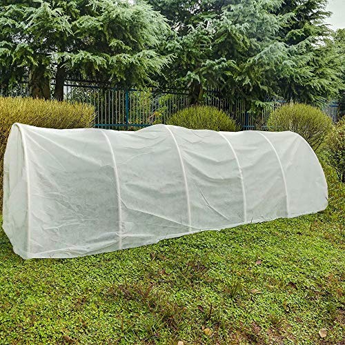 Agfabric Row Cover 0.55oz 12'x50' Frost Blanket for Winter Protection Plant Covers Feeeze Protection,White - color: White, size: 0.55oz-12'*50'