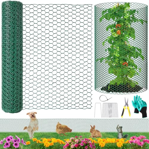 32.8ftx24In Plant Protectors from Animals,Plant Cages for Outdoor Plants - size: 32.8Ft x 24In