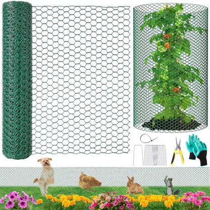 32.8ftx24In Plant Protectors from Animals,Plant Cages for Outdoor Plants - size: 32.8Ft x 24In