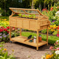 Raised Garden Bed Elevated Planter Box W/Legs Cover Outdoor