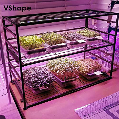 Grow Light for Plant, T8, 4FT, 336W, Full Spectrum, 8 Pack, Linkable - color: Pink, size: 4FT-8 Pack
