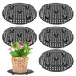 6 Pcs Big Potted Plant Stands, 12 Inch Patio and Deck Floor Protector