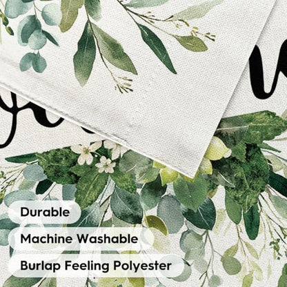 AVOIN colorlife Spring Summer Floral Welcome Garden Flag Outside 12x18 Inch - size: Garden Size-12 x 18"