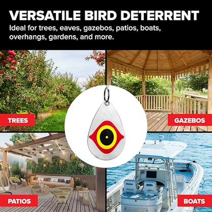 Bird B Gone Reflective Eye Bird Diverters, 5-Pack - size: 5 Pack