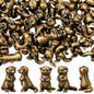 Civaner 50 Pcs Mini Brass Otter, Mini Brass Figurines - style: Cute Otter