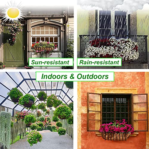 4pcs Trough Planter Basket Liners Coco Liner 30 inch, Thick Coconut Coir Liner Coco Fiber Liners Replacement for Wall Planter Window Box, Garden Fence Baskets Railing Planter In/Outdoors (30inch-4pcs) - color: 30inch-4pcs