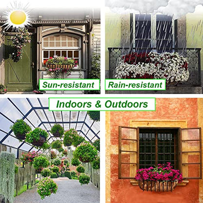 4pcs Trough Planter Basket Liners Coco Liner 30 inch, Thick Coconut Coir Liner Coco Fiber Liners Replacement for Wall Planter Window Box, Garden Fence Baskets Railing Planter In/Outdoors (30inch-4pcs) - color: 30inch-4pcs