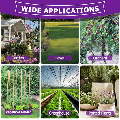 Soil Test Kit for Garden Lawn: Professional 4 in 1 Soil Testing Kit 80 Tests for pH Nitrogen Phosphorus Potassium for Gardening Plants Flowers Vegetables Indoor Ourdoor Soil Testing