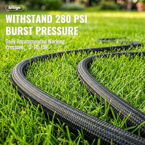 Nitigo Ultra Lightweight Garden Hose 100FT for Yard, Outdoor - size: 100ft