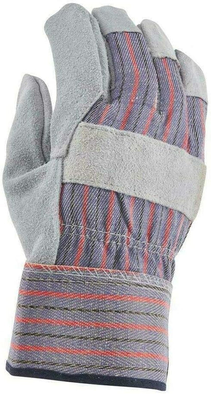 ATERET AG60 Work Gloves with Safety Cuff & Wing Thumb I 12 Pairs Glove Pack I Ideal Use for Lanscaping & Gardening - size: Pack of 36