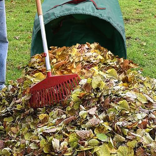 Ideal Swan 72 Gallon Reusable Yard Leaf Bag Holder, 2 Pack Waste Collector
