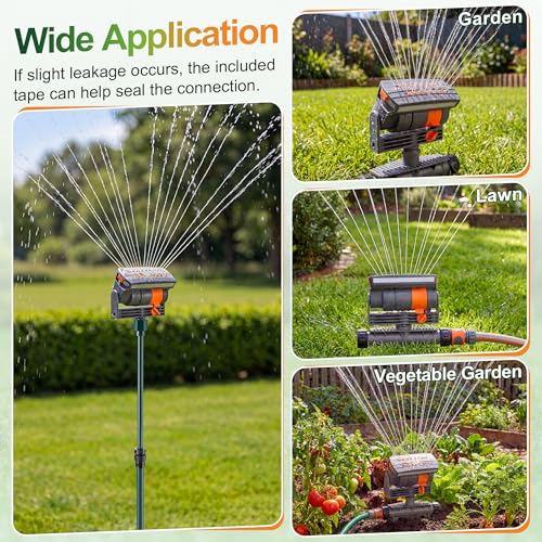 Oscillating Sprinkler with Aluminum Riser(Spike) - style: Spike