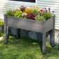 AMERLIFE Raised Garden Bed, 48x30x24 Inch - color: Gray, size: 4x2 FT-Regular