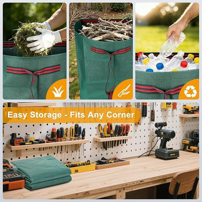52 and 79 Gallon Reusable Yard Waste Bags, 3 Pack, Leaf Bags - size: 1 Count (Pack of 3)