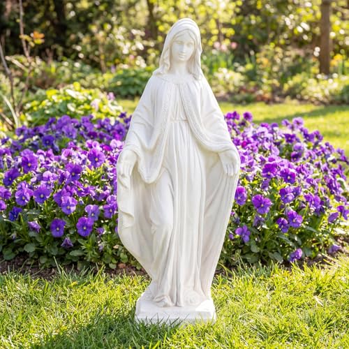 Giantex Virgin Mary Garden Statue 31.5", Blessed Mother Outdoor Statue - style: Virgin Mary – Blessing