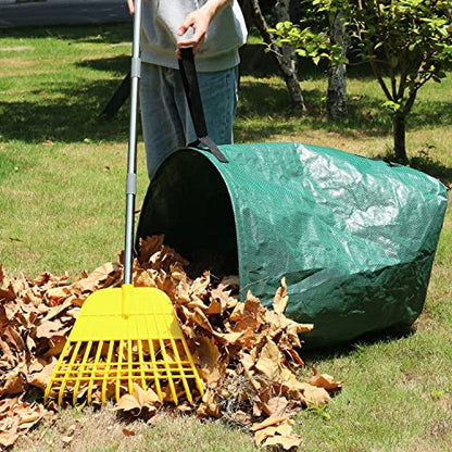 Gardzen 12 Tines Gardening Leaf Rake - style: Rake