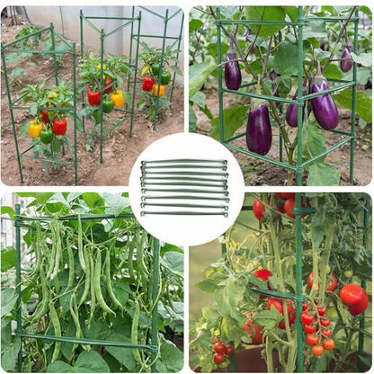 100pcs Garden Stakes Arms for Tomato Cage, 11mm, No Stake - size: 11mm/0.43inch