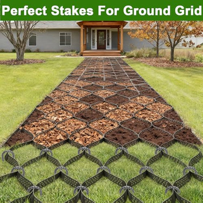 AAGUT Rebar Stakes 12 Inch J Hook, Premium Anti-Rust Tent Stakes for Canopy - color: Black J-12 Inch-Φ1/4", size: 60 pcs